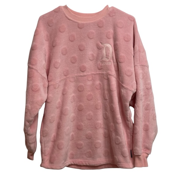 Disney Tops - Disney Piglet Pink Fuzzy Polka Dot Spirit Jersey, Disneyland, Women’s Small